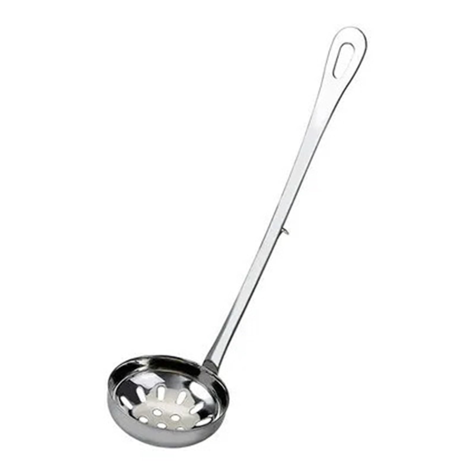 Large colander en acier inoxydable passoire de cuisine durable avec manche long et crochet