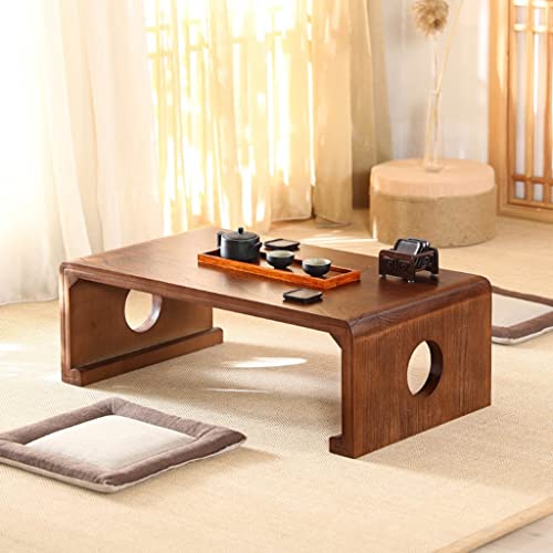 Table de sol à deux trous gain de place pour petits salons