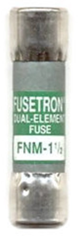 Bussmann FNM-1-1/2, 1-1/2 Amp (1-1/2A) 250V Midget Time-Delay Class CC Fuse