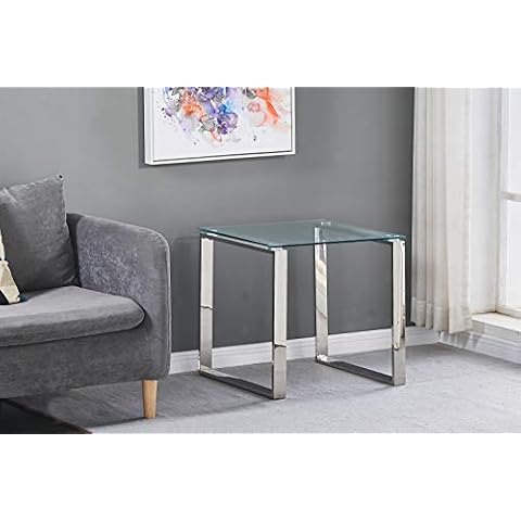 Charles Jacobs Clear Glass Side Table Cover