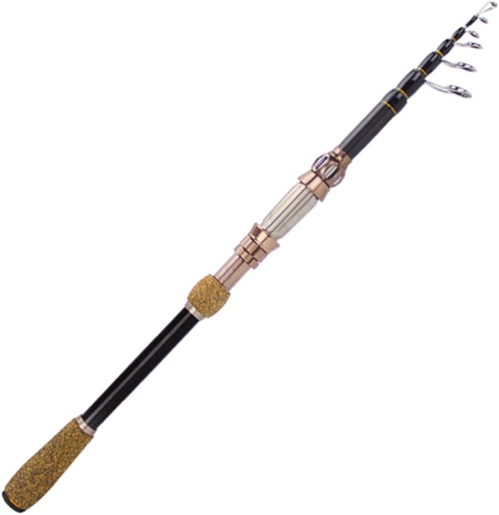 przenośny Wędka 70.86in Hengel Koolstofvezel Telescopische Hengel voor Zout & Zoetwater Baitcasting Hengels Outdoor Hengel mocne i gładkie
