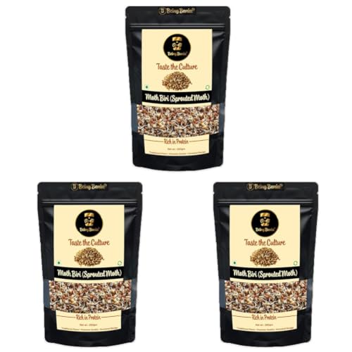 Image of Being Bania Moth Biri | Sprouted Moth Dal | Healthy sprouts for fit diet | Rich in protein (Pack of 3)