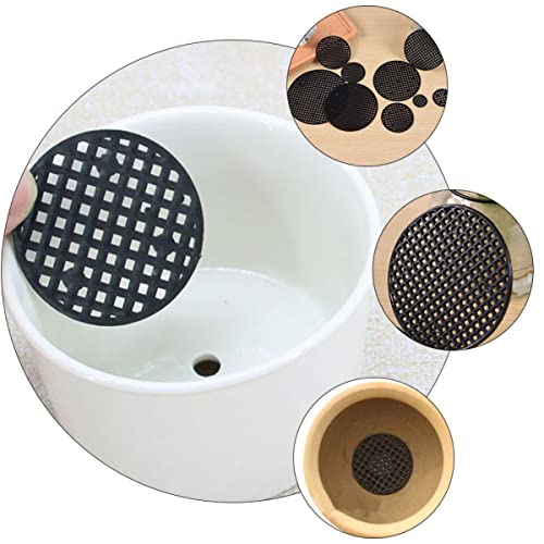 YARNOW 3 Sets 36 Stks Bonsai Gat Tuin Tuinieren Zwart Planter Verlies Pakking Ademend Plastic Anti Matten Plant Pads Pot… - Afbeelding 7