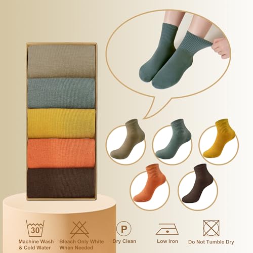 Image of Womens Cotton Anti-Pilling Quarter Crew Socks | Moisture-wicking, Odor-control, Lightweight, Office /gym, 7-pair, US 6-10