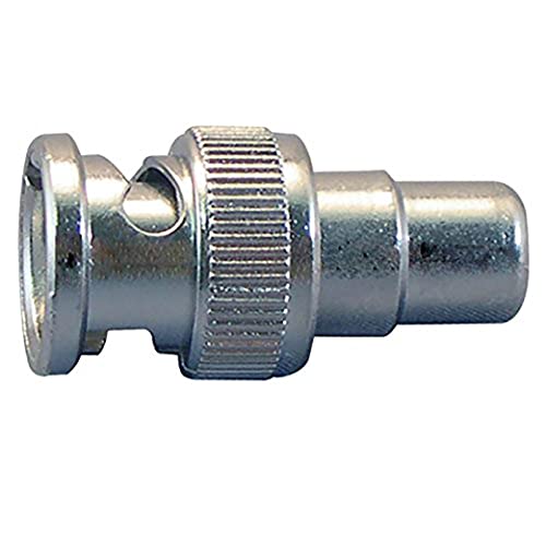 Conectores BNC macho a RCA hembra, pack de 10 miniatura 4