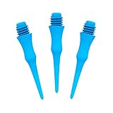 CyeeLife Dartpfeil-Spitzen 250 Stück Blau 2BA Dartspitzen Kunststoff für elektronische Dartscheibe(CL08 Stil)