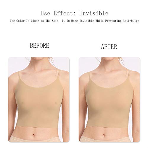 Majurphy Reusable Silicone Nipple Covers, Invisible Bra Anti-Glare Nipple Sticker,Adhesive Breast Petals Beige #TOP3