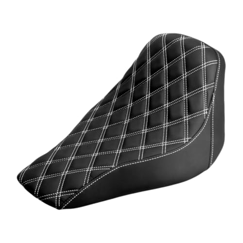 Selle conducteur solo moto contre le mal de dos pour Softail 08-17