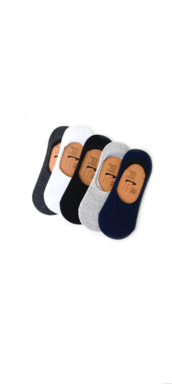 Virock Loafer socks Men/Woman Multi Colour No Show Cotton Socks Free Size (Pack of 5 Pair)-image-12