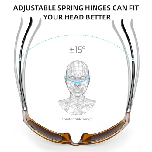 Image of BNUS Polarized Sunglasses with Corning Glass Lens - High Definition, Fashionable, and Scratch-Resistant