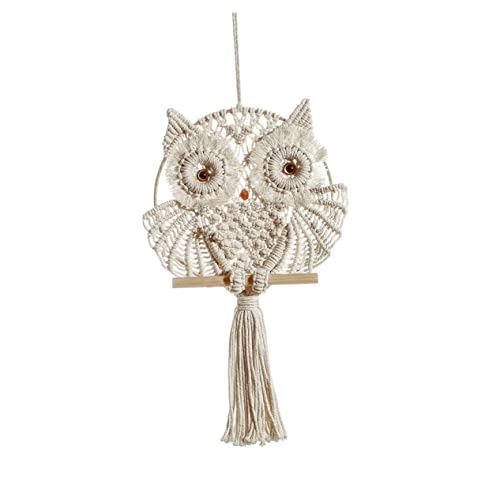 Tenture macramé hibou cabilock une idee cadeau originale de deco