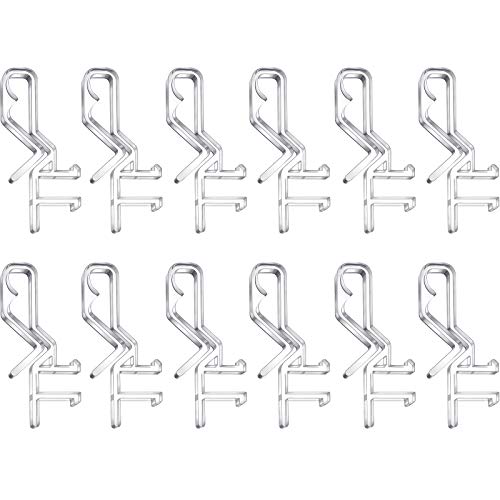 Clips ocultos para cenefa de ventana transparente de 1.85" (12 piezas) 8