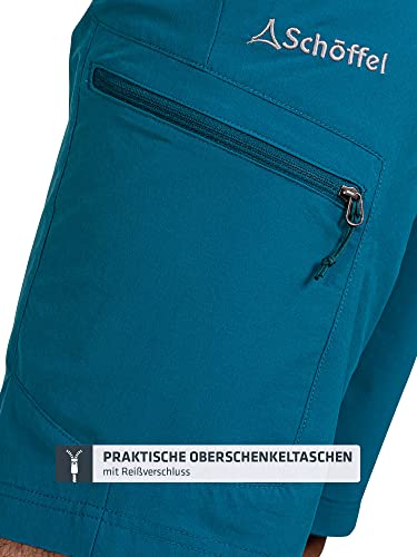 Schöffel Herren Shorts Folkstone, vielseitige kurze Wanderhose mit verstellbarem Bund, Outdoor Hose mit praktischen Taschen, asphalt, 56