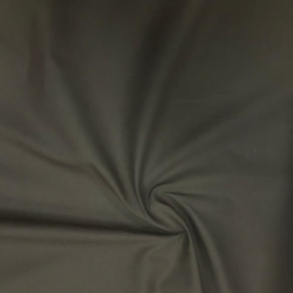 EU Fabrics Polycotton Drill Upholstery Fabric - Polyester and Cotton Blend Fabric - Dressmaking Twill Material for Workwear, Table Covers, Draping, and Uniforms (Brown, 1 METRE X 150CM)