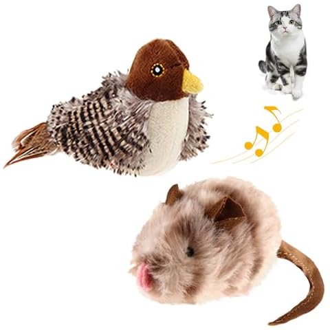 PETGEEK GiGwi Chirping Bird & Mouse Toys Cover