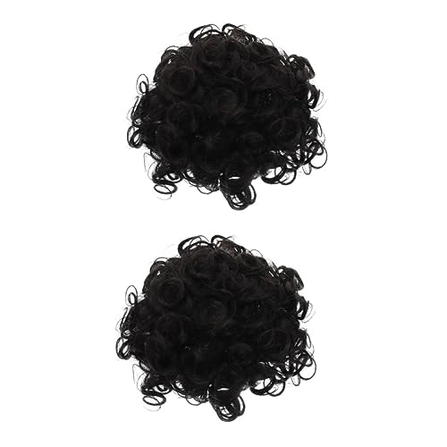 Chignon postiche bouclé facile à porter pour volume rapide au bureau et en soirée