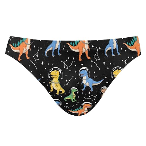 S Husky Cute Dinosaur Swim Briefs for Men Bikini Swimwear Boys Short XXL B0404094