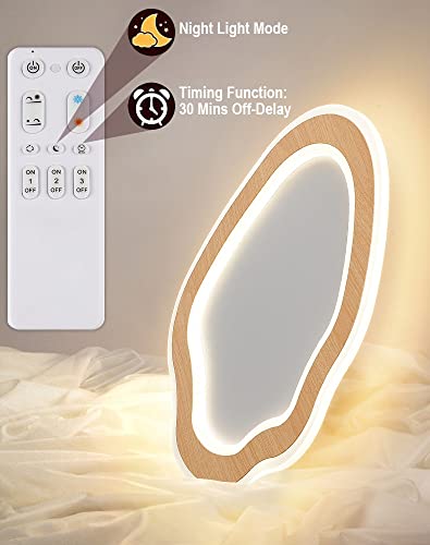 Plafonnier LED variable avec télécommande pour grand séjour et bureau