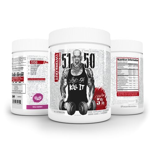 Rich Piana 5% Nutrition 5150 Legendary Series Int. 30 Porties Wildberry - Afbeelding 4