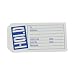 Blue/White Hold Slit Tags (2-3/8"W x 4-3/4"H) - Box of 1,000