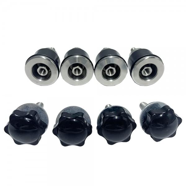Advanblack Tour Pack & Saddlebag Mounting Spools for Indian Chief/Indian Chieftain/Dark Horse/Roadmaster/Indian Challenger
