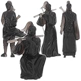 Usage multiple : utilisable dans les bonsaïs, les terrariums et autres aménagements paysagers décoratifs, ajoutant une touche historique à votre espace ; sculpture miniature en résine, ornements de figures anciennes en résine