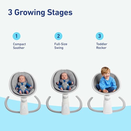 Graco® Soothe 'n Sway Bluetooth 3-in-1 Baby Swing — Grows with Your Child —Multiple Soothing Settings and Bluetooth Connectivity - image 2