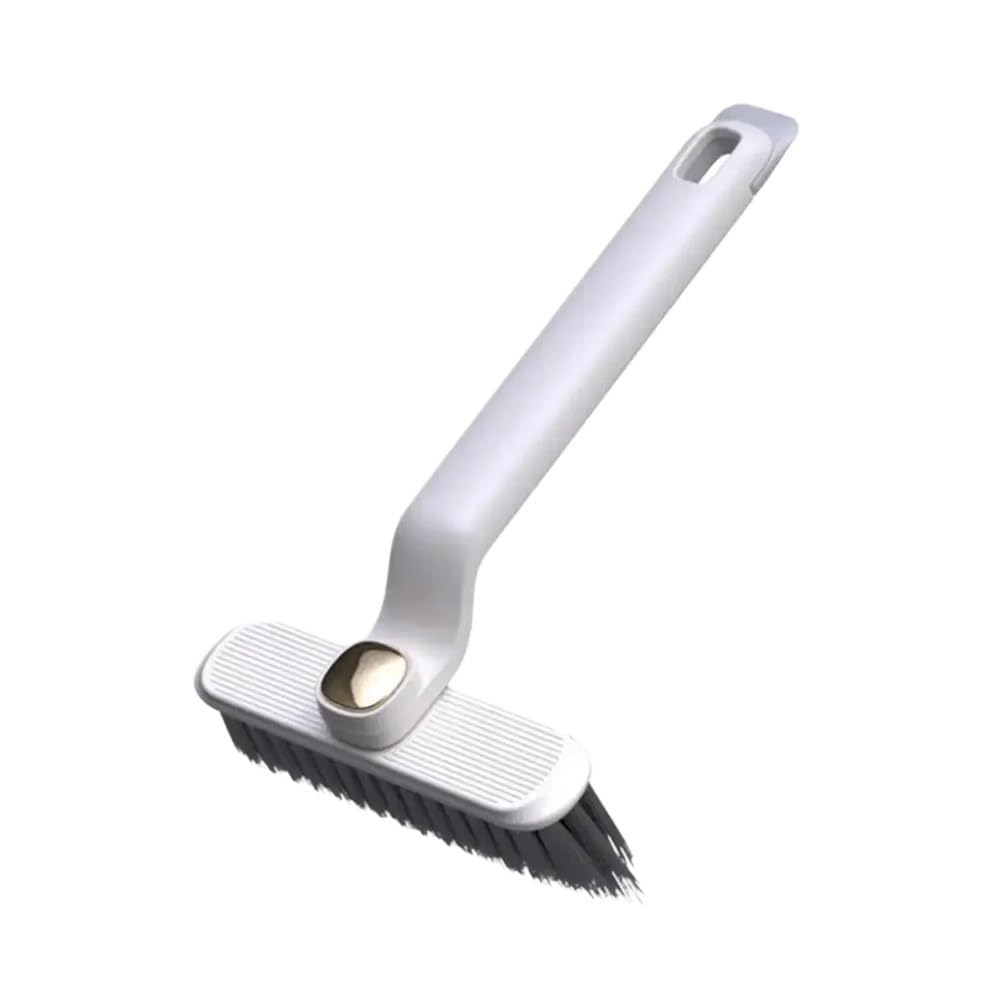 Sunrrafck 1Pc-White 1Pc Cleaning Brush Multifunctional 360-Degree Rotating Gap Bathroom And Kitchen Tile Floor Scrubber Accessories(1Pc-White)