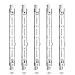 Produktbild Bonlux Halogen R7S 118mm 100W dimmbar, J118 Halogenlampen R7s Halogen Flutlicht 118mm Länge Halogenstab Warmweiß 2800K, 5er-Pack