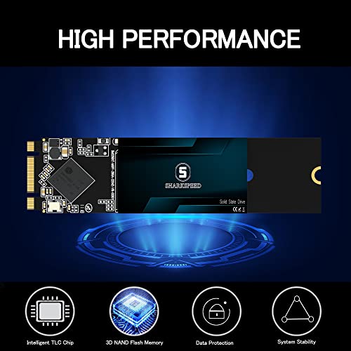 Ssd 4Tb M.2 2280 Sharkspeed Tlc 3D Nand Sata Iii 6 Gb/S, Internal Solid State Drive Pc Computer Laptop And Desktop (M.2 2280, 4Tb) #TOP1