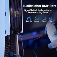 KIWIHOME Lüfter für PS5, Leise, mit Automatischer Drehzahlregelung, USB 3.0 – Ansicht 7