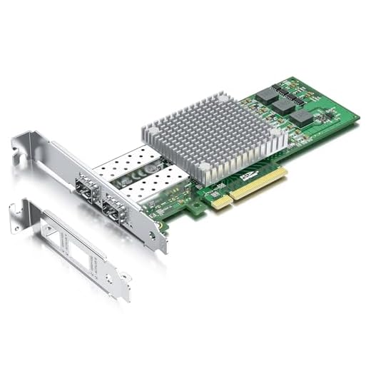 10Gb Ethernet Network Adapter Card- for Broadcom BCM57810S Controller Network Interface Card (NIC) PCI Express X8, Dual SFP+ Port Fiber Server Adapter
