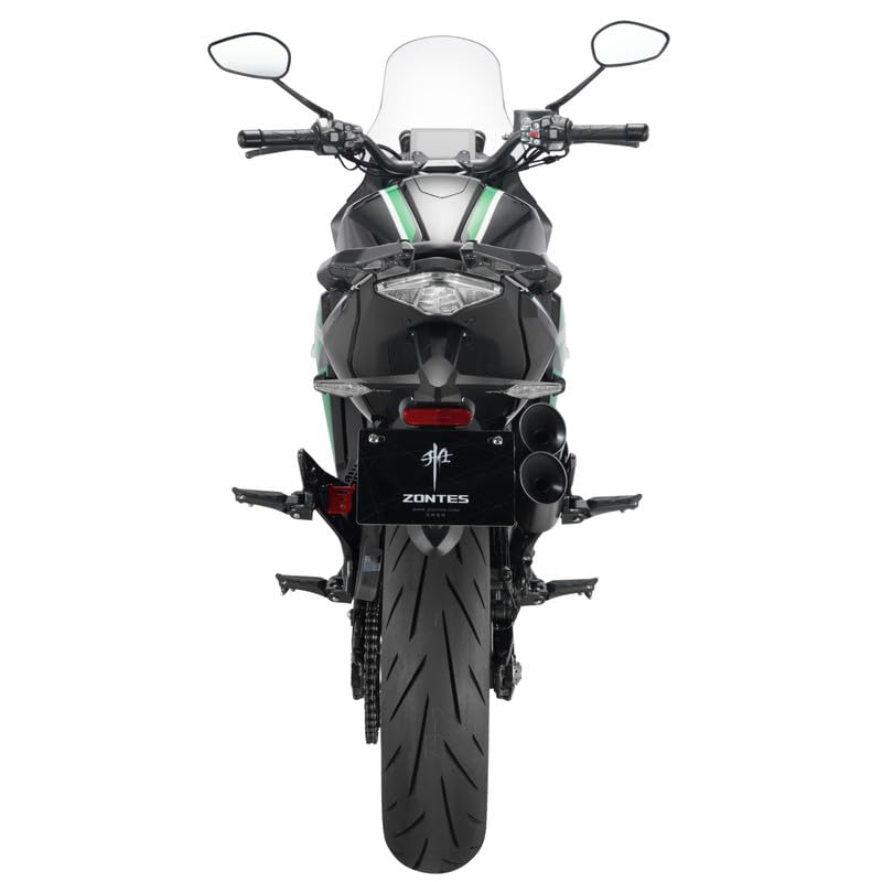 Image of Zontes 350XAlloy Wheel Green Motorcycles /Bike Booking for Ex-Showroom Price