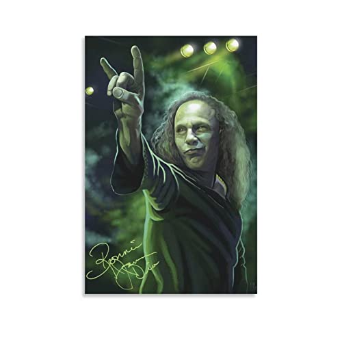 MINGYANMAO Lienzos De Fotos 60 * 90cm Ronnie James Dio Poster e Wall Art Arredamento moderno della camera da letto familiare Senza Cornice
