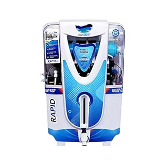 CLEAN JAL Rapid Alkaline Water Purifier - Best Alkaline Water Purifiers for Home RO + ALK + UF + Top Japanese UV with High 3000 TDS Membrane 8 Stages Of Purification 12 L Tank (Blue Alkaline)