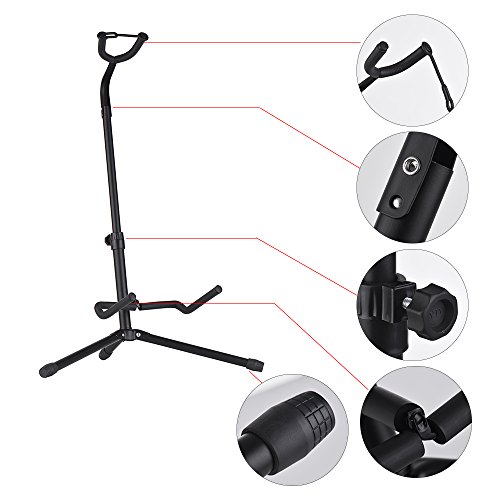 Support de guitare en métal durable pour basse et acoustique - 7