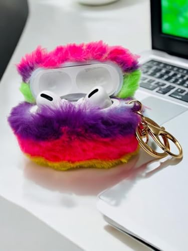 Image of SE HUB Earphone Case Cover Compatible with AirPods Case Cover | Soft Fur Skin Buds Full Protection Cover