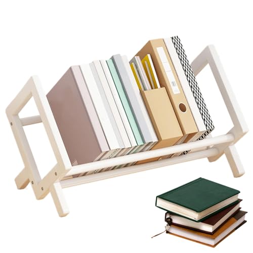 Support de livre de bureau inclinable avec rangement multicouche