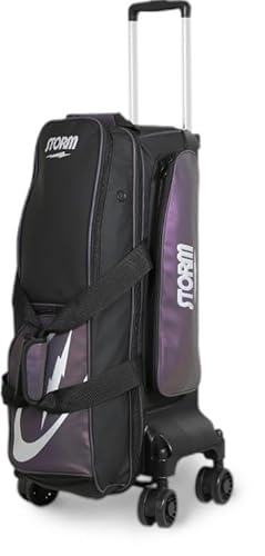 Storm 3 Ball Rolling Thunder Signature Series Bowling Bag- Black/Opal