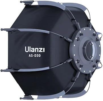 Ulanzi AS-D30 30cm Mini Bowens Montajl  ve Izgaral  Sekizgen Softbox
