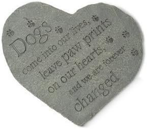 Dog Speak - Dogs Come Into Our Lives and Leave Paw Prints On Our Hearts - Bereavement Memorial Garden Memory Stone