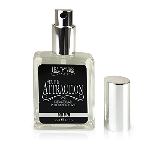 Healthy Attraction Men's Pheromone Cologne 1 Fl Oz Bold Scent Extra Strength Pheromone Oil - Infused with Andronone and Copulandrone Pheromones - Made in the USA