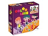 colores juegos infantiles 🗂️ COMPONENTES: Cilindro, Bolas de colores, Tablero de cartón con códigos de colores, Timbre, Dado de madera. EDAD: +5 NIVEL: Infantil 5 años, último curso de educación infantil y primaria.