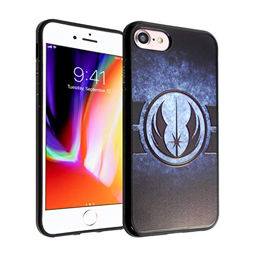 Edealsaving Compatible With Iphone Se, Iphone 8 Case Star Anti-Scratch Shock Proof Case Soft Touch Slim Fit Flexible Tpu Case Bumper Cover For Iphone 8 Iphone 7 -Star Jedi #TOP2