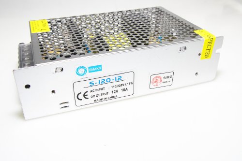 SMAKN AC 110/220V DC 12V/10A 120W Switch Power Supply