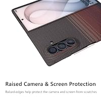 Sisyphy für Samsung Galaxy Z Fold 8 Ultra Hülle Aramid Carbon Faser Orange – Ansicht 7