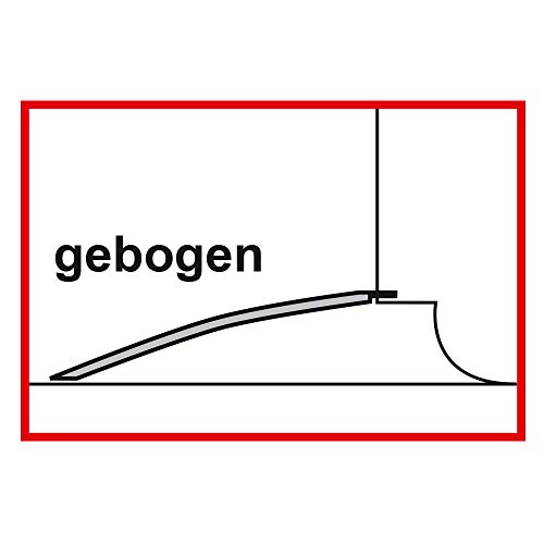 Alu-Auffahrrampe (Paar), gebogen, LxB 1500x200 mm, Tragkraft 400 kg/Paar – Bild 4