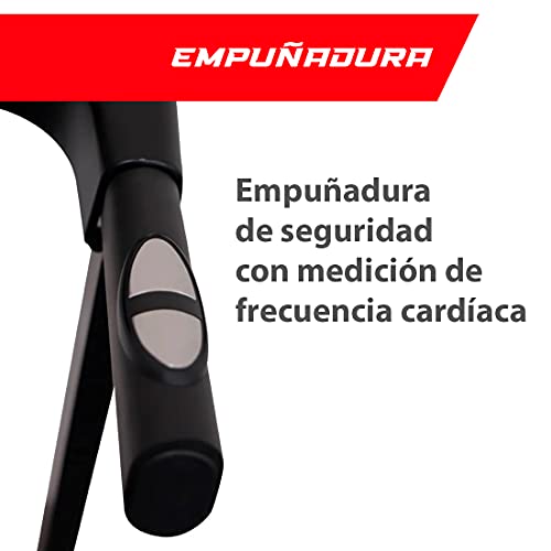 Cinta de Correr y Andar Plegable Eléctrica con Pulsómetro y Pantalla LCD, Máquina Fitness Motor de 1500W hasta 12km/h con 12 programas de Entrenamiento, Sistema de Seguridad, Unisex Adulto, Negro