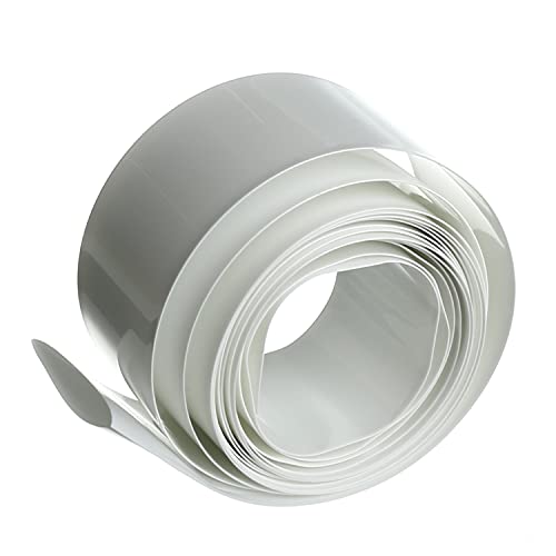 Othmro フラット幅30mm 長さ2m 80℃ 300V 18650バッテリー用 白い 1個入り バッテリー熱収縮チューブ 防水 RoHS/UL基準 PVC熱収縮チューブ 絶縁チューブ シュリンクチューブ 急速収縮チューブ ラップ チューブ 断熱 柔軟性 難燃性
