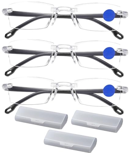 [THUCHENYUC] インテリジェントデュアルフォーカスメガネ、2026新しい自己同期ワンダーグラス調節可能なオートフォーカス眼鏡女性男性用(3pcs)